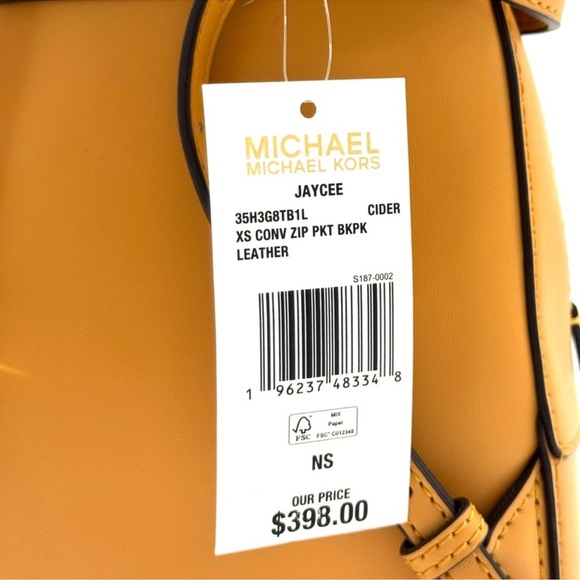 Michael Kors Jaycee Extra-Small Signature Logo Backpack Cider main image 9